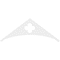 Ekena Millwork Pitch Turner Architectural Grade PVC Gable Pediment, 36"W x 13 1/2"H x 1"P (9/12) GPP036X014X100TUR - alternate 2